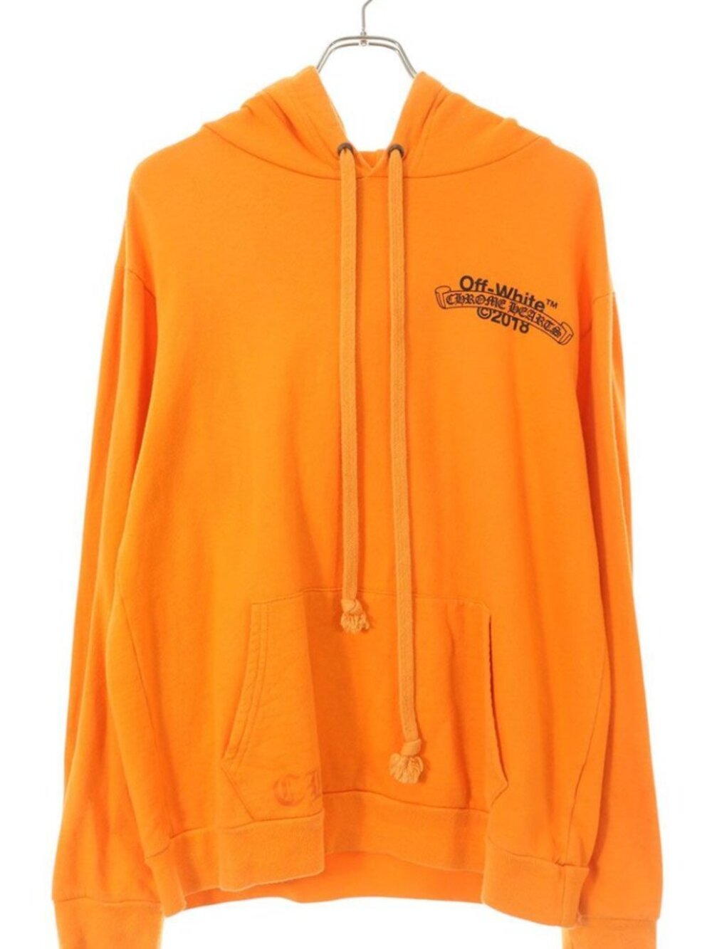 Chrome Hearts HD Plvr Off White Logo Print Pullover Hoodie